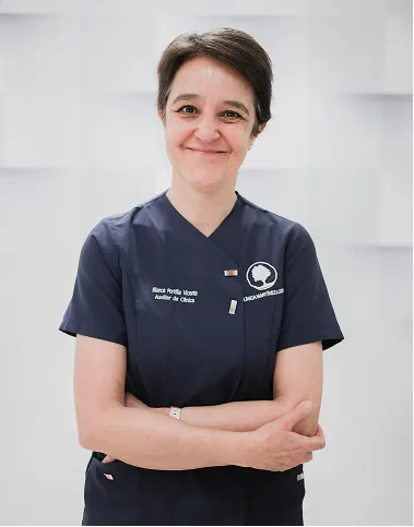 Blanca Portilla Vicente, tcae en la Clínica Dental Martínez Lozano